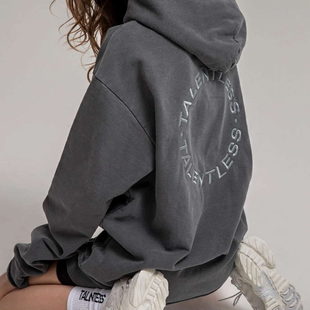 Talentless Circle Logo Hoodie Sz 2XL